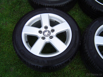 4X LETNÍ HLINÍKOVÁ KOLA ŠKODA OCTAVIA III,II 205/55 R16..TOP - 2