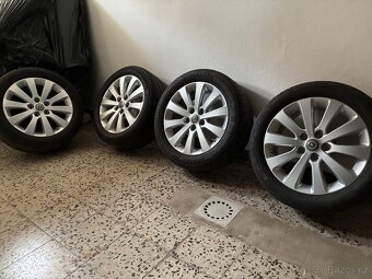 Alu kola Opel 17” Bridgestone – jako nové - 2