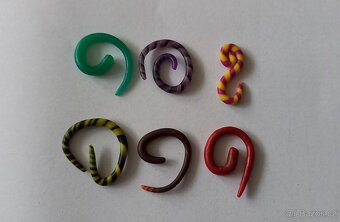 Náušnice roztahováky z Fima - 2