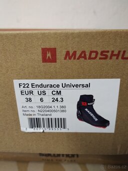 Madshus F22 Endurace Universal vel.38/24,3cm - levně - 2