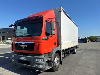 MAN TGM 18.290 se shrnovací plachtou a čelem - 2