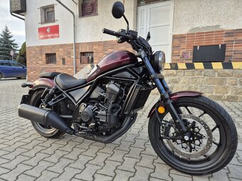 Prodám HONDA CMX1100 Rebel DCT, r. v. 2021, ABS, ČR, 357km - 2