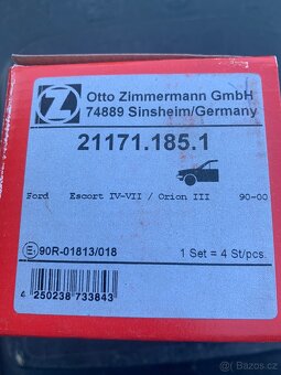 Ford Escort brzdové desky - 2