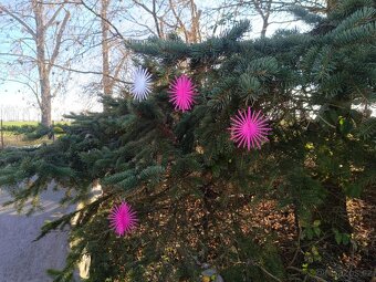 Vánoční retro vločka 8cm - 2