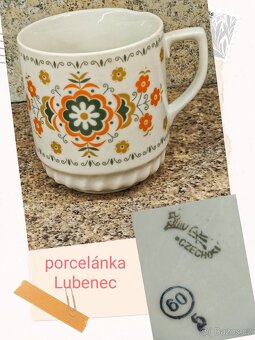 Porcelán THUN, Dubí, Ditmar-Urbach, Lubenec - 2