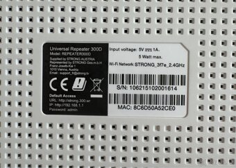 Wi-Fi opakovač Strong Repeater 300D - 2