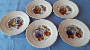 Stará porcelánová koláčová souprava - 2