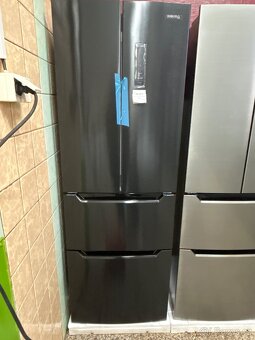 Americká lednice SIGURO šedá/černa - 2