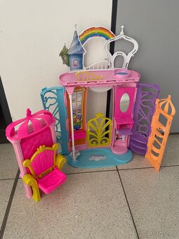 Barbie domečky + kostky - 2