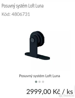 Posuvné dveře Loft - 2