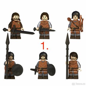 Figúrky Rím + stredovek (6, 8ks) - typ lego, nové - 2