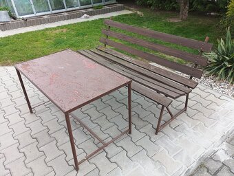 Lavička a stolek - 2