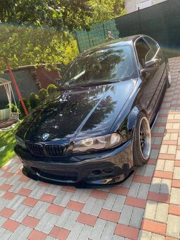 Podprahove lišty pro BMW E46 Sedan - Černý Lesk - 2