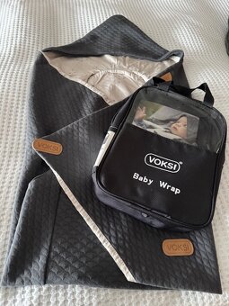 Zavinovačka do autosedačky VOKSI Baby Wrap Dark Grey Star - 2