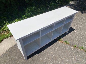 IKEA Hemnes TV stolek/regal - bíl. moreny - 2