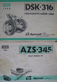 Prodám VARI-žací stroj s převodovou skříní s koly - 2
