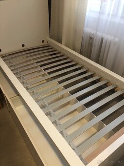 Prodám postel IKEA MALM 200x90 + rošt - 2