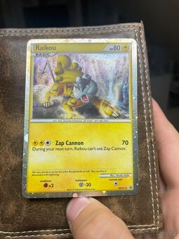 Raikou Holo HGSS19 pokemon karta - 2