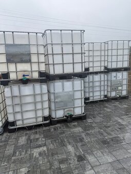 Ibc kontejner, 1000 litrový nádrž, retenční nádoba, sud 1000 - 2