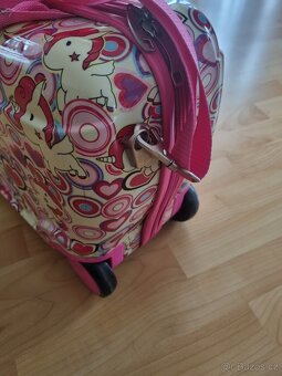 Dětský kufr pro holčičku s jednorožcem - 4 kola - 2