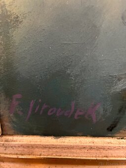František Jiroudek olej na plátně - 2