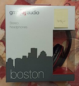 Nová MHS-BOS sluchátka s mikrofonem Černo-Červená
- 2