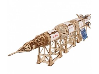 Prodám mechanické 3D puzzle rakety NASA Saturn V - 2