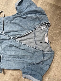 Riflové šaty vel. S - 2