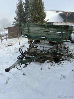 Prodám vlek za traktor 3,5t na ND případně opravu - 2