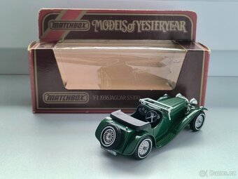 Model auta Jaguar SS-100, Matchbox 1:38 - 2