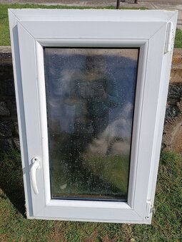 Okno zlatý dub/bílé - 2