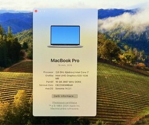 MacBook Pro 16” 2019/16GB RAM/Intel i7/512GB SSD/ Záruka - 2