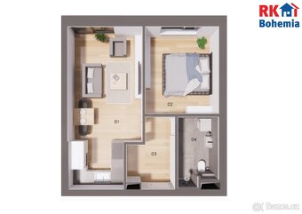 Prodej novostavby bytu 2+kk s balkónem, parkovacím stáním a - 2