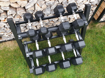 jednoruční činky sada 210kg HEXA (5-30kg) - 2