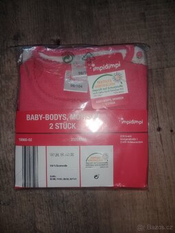 Body s krátkým rukávem vel 98/104 - 2