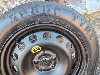 Rezervní dojezdové kolo 125/85 R16 - 2