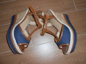 Letní korkové sandály na platformě, vel. 38 - 2