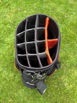 Golfový vozík Clicgear 3.0 + bag Clicgear B3 oranžovo-černy - 2