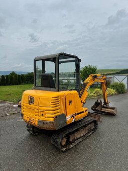 Minibagr jcb 802 2x lzice naklapecka 2.5t - 2