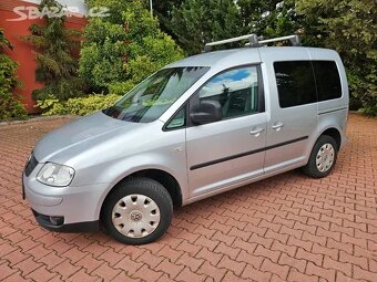 VW Caddy 1.9TDI 77kW,DPH,klima,1.Maj.tažné,výhřevy - 2