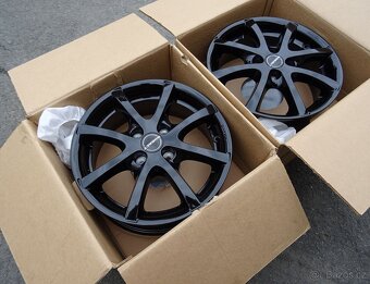 Alu disky černé Borbet, 16", 4x100, ET 40, šíře 5,5J - 2
