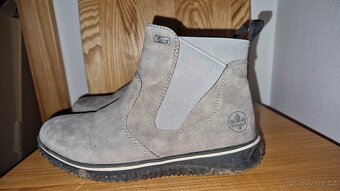 Kožené zimní boty Rieker vel.: 37 - 2