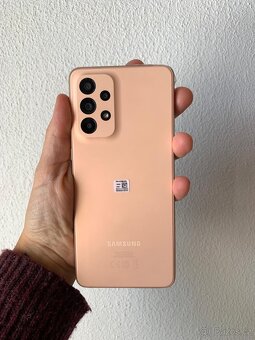 Samsung Galaxy A33 5G – oranžový, TOP stav
 - 2