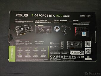 Prodám grafickou kartu ASUS DUAL GeForce RTX 4070 SUPER O12G - 2