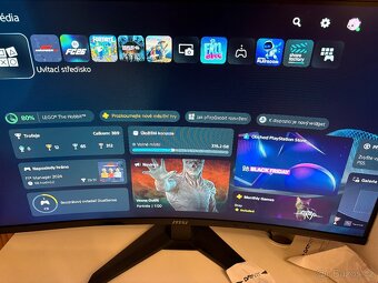PlayStation 5 + Herní monitor MSI + Herní sluchátka JBL - 2
