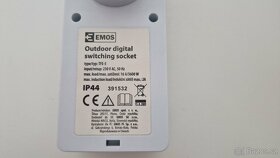 Časovač – digitální spínací zásuvka venkovní IP44 - 2