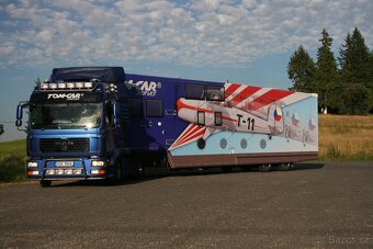 MAN TGL + obytný návěs s garáží - 2