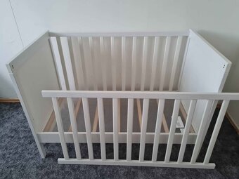 SUNDVIK - Dětská postýlka bílá, 60x120 cm - 2