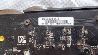 Grafická karta NVIDIA MSI GTX 980 4G - 2
