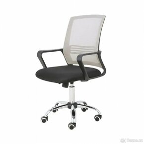 ATAN Kancelářská židle APOLO - šedohnědá Taupe/černá - 2
